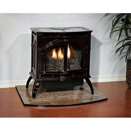 Mobiliario MV Contour Log Set Natural Gas Burner, Matte Black MO2925262
