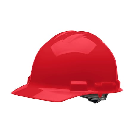 Malta Dynamics APEX Type 2 Class C Full Brim Vented Safety Helmet, ANSI Z89.1, EN12492, OSHA, Red HHR4004