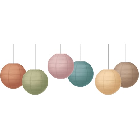 Teacher Created Resources Everyone is Welcome 8'' Hanging Paper Lanterns, 6-Piece Set, 3PK 77352