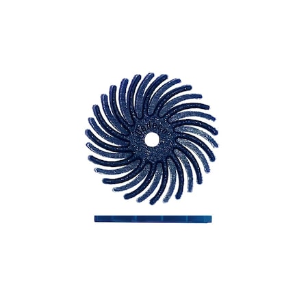 Dedeco SUNBURST 3/4'' TC DISCS BLUE 400 GRIT (A/O), 12PK 3847
