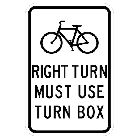 Sign Solutions Usa Traffic Sign, 12 in Width, Aluminum Sign, Vertical Rectangle DUS10HWT1218R9-23aR