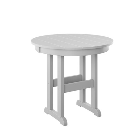 Polybird 33" ROUND TABLE "COUNTER HEIGHT"    WHITE POLYBIRD P17-C