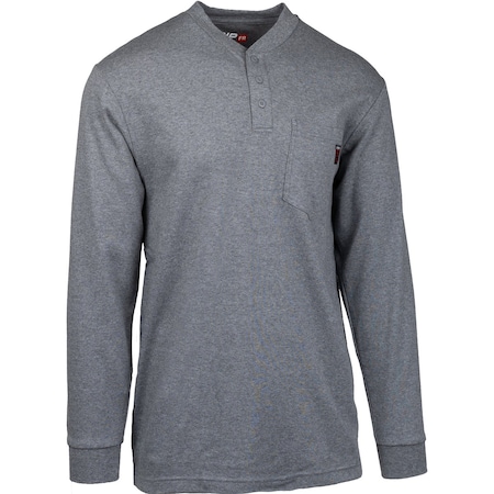 Pip AR/FR Dual-Certified Long Sleeve Henley, 10.6 cal/cm2 385-FRHN-(LG)-XL