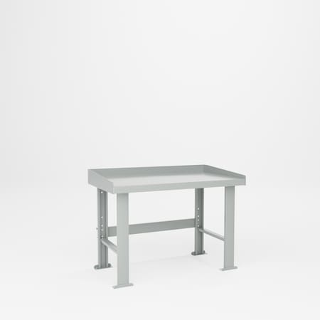 Pucel B-Series Workbench, 28 in D x 48 in L, Light Blue B-2848