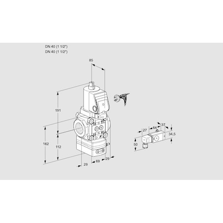 Honeywell Kromschroder VAD240R/NWSR-50A KS88019474