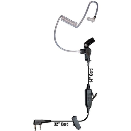 Klein Electronics Inc Blackbox Star Earset - Mono - Wired - Earbud - Monaural - In-ear Star-K1