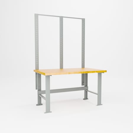 Pucel Versatile Modular Workbench, 60 in W x 84 in H x 36 in D, Gray VMW-3660-W