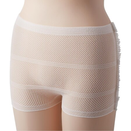 Medline Protection Plus Mesh Incontinence Underpants, Single Use, Size L, for Waist Size 30in-45in MBP3202H