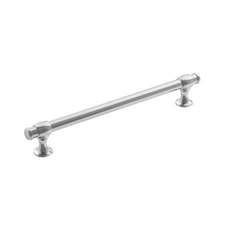 Amerock Winsome 7-9/16 in 192 mm Center-to-Center Polished Chrome Cabinet Pull BP3676826