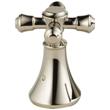 Delta Cassidy Metal Cross Handle Set - Roman Tub H695PN