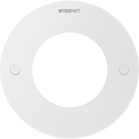 Hanwha Vision PLENUM RATED FLUSH MOUNT, WHITE COLOR. COMPATIBLE WITH: QNF-8010/9010,  SHD-1128FPW