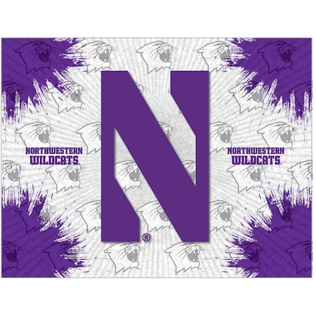 Holland Bar Stool Co Northwestern University 15"x20" Canvas Wall Art LCnvs1520Nthwst