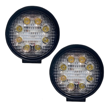 Race Sport Lighting Street Series 4In Round Led Spot Lights 27W/1,755Lm RS-27W-R-2