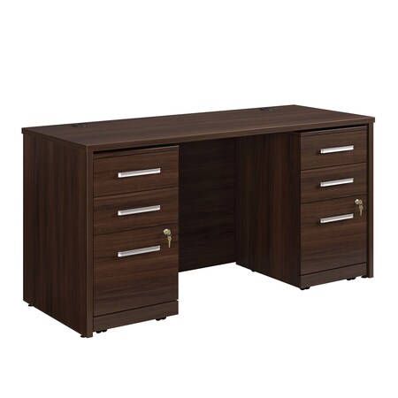 Officeworks By Sauder Affirm 60 in. Desk, 23 Drwr Ped Ne Ste A3 431843