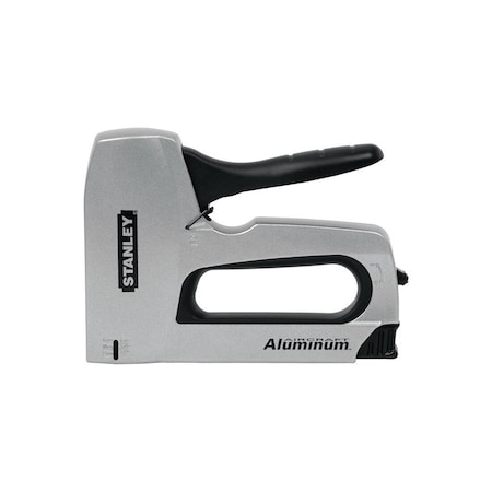 Stanley SharpShooter Heavy-Duty Staple Gun 84 Mag, Narrow Crown, T50 Staple, 27/64 in Crown, Black/Gray TR150HL
