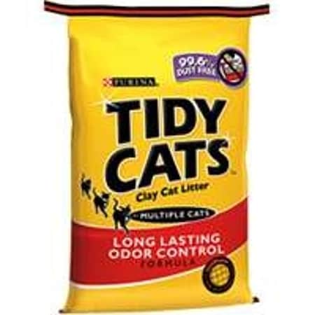 Tidy Cats Cat Litter, 10 lb Capacity, Gray/Tan, Granular Bag 7023010711