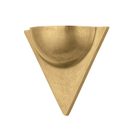 Corbett Lighting Atria 1 Light Wall Sconce in Vintage Brass Finish 560-01-VB