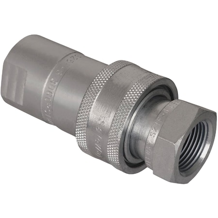 Apache 1/2'' FNPT Steel Zinc-Plated Hydraulic Hose Coupler 39040920