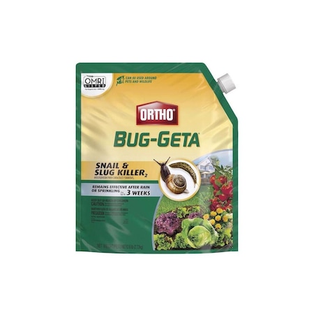Scotts Ortho Roundup Bug-Geta 6 Lb. Ready To Use Pellets Slug & Snail Killer 475610