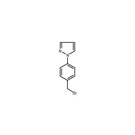 Ak Scientific 1-[4-(Bromomethyl)phenyl]-1H-pyrazole (250mg), CAS 368869-85-6 Y8884-250mg