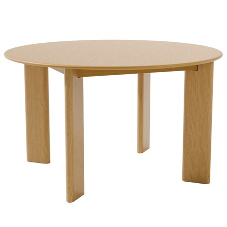 Homeroots 51" Beige Solid Wood Round Top Dining Table 712182