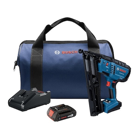 Bosch Nail Gun Kit, 18 V DC GNH18V-15MAB12