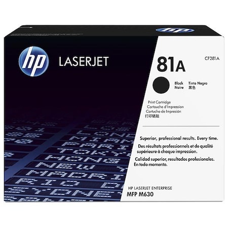 Hp 81A (CF281A) Black Original LaserJet Toner Cartridge (10,500 Yield) CF281A