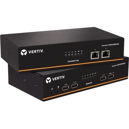 Vertiv Vertiv Avocent LongView - Dual Monitor, USB, Audio, CATx up to 100m / 330ft LV5020P-001
