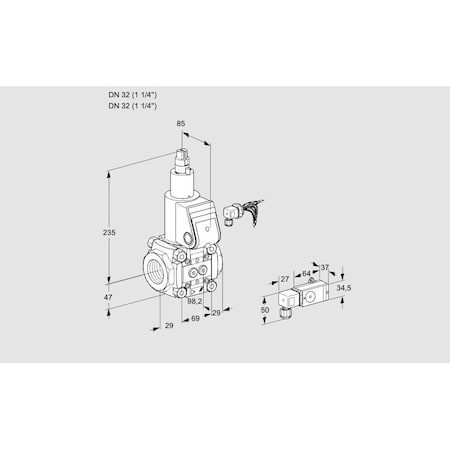 Honeywell Kromschroder VAS232R/LW KS88010890
