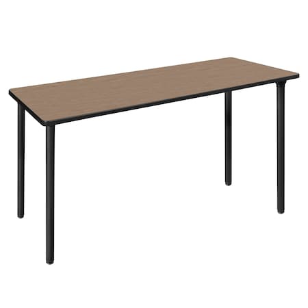 Regency Kee Folding Training Seminar Table, 60 in W, 24 in L, Noble Oak MTF6024NOBK