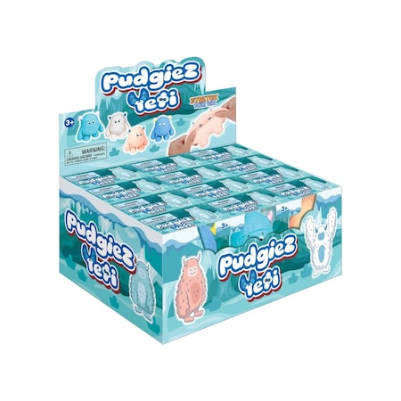 Playmaker Toys Yeti Pudgiez Squishy Assorted 19398