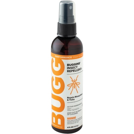 Bugg Bug Buggins Performance 4 Oz. Insect Repellent Pump Spray 12002