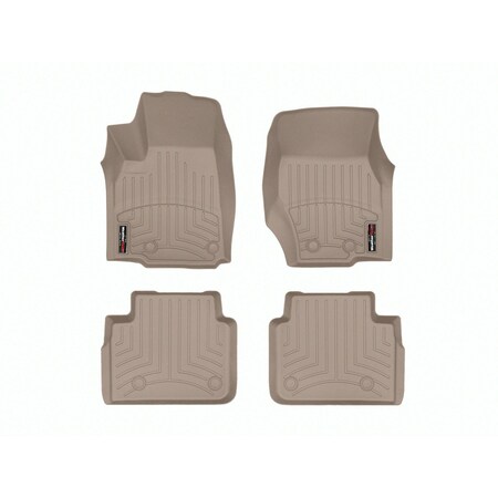 Weathertech Tan, Front and Rear Floorliners 4517821-4516962
