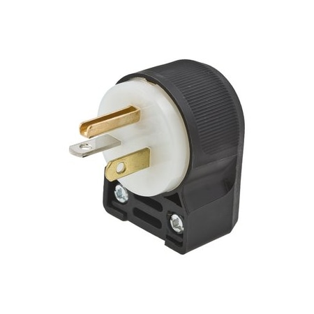 Hubbell Wiring Insulgrip 20A 125V 2-Pole 3-Wire Grounding Straight Blade 5-20P White Industrial HBL5366CA