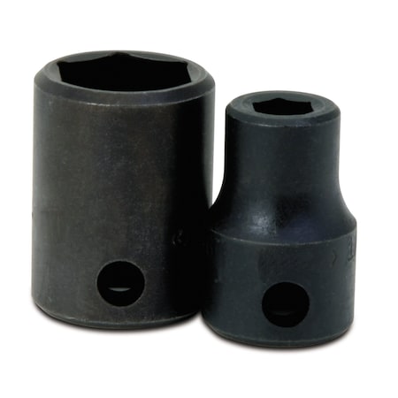 Williams 1/2" Drive Impact Socket Black Industrial, Standard 1/2" D, 6Pt, 20mm JHW4M-620