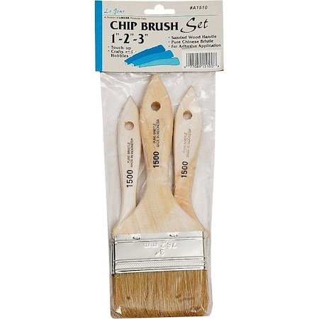 Linzer Chip Brush Set, 3-Brush A1510