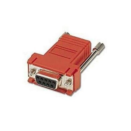 C2G MODULAR ADAPTER - RJ-45 LEFT CONNECTOR - FEMALE LEFT GENDER - DB9 RIGHT CONNECTO 2947