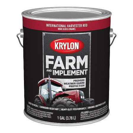 Krylon Acrylic Coating, High Gloss, International Harvester Red K01964008