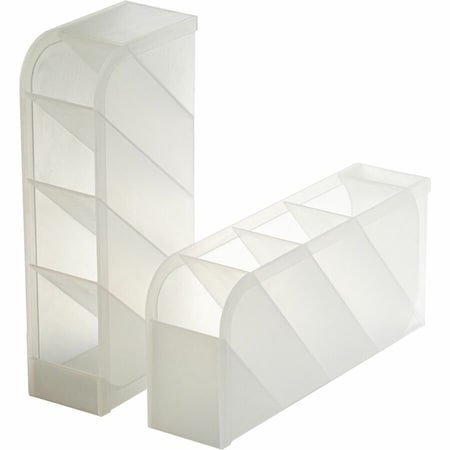 Officemate Desk Organizer, White, 7.87 H, PK2 21599