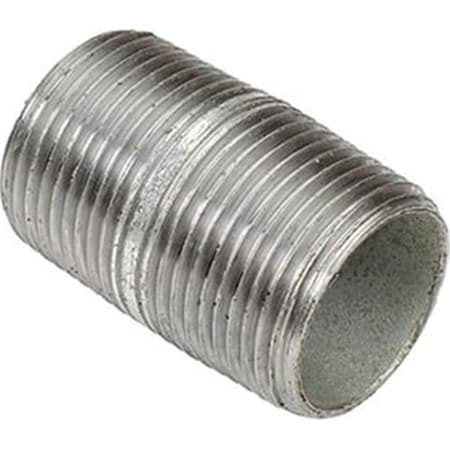 Anvil 1 x 2 in. Galvanized Steel Pipe Nipple - 150 PSI B1754495
