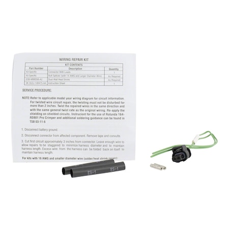 Motorcraft Battery Current Sensor Connector,  WPT1648