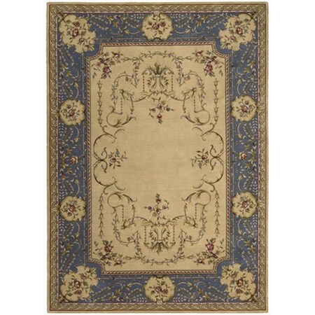 Nourison 13451 Ashton House Area Rug Collection Beige 3 ft 6 in. x 5 ft 6 in. Rectangle 99446134516