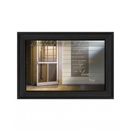 Homeroots Second Chances 2 Black Framed Print Wall Art 407753