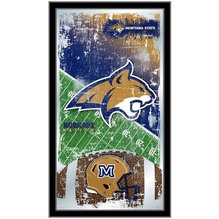 Holland Bar Stool Co Montana State 15" x 26" Football Mirror MFtblMontSt
