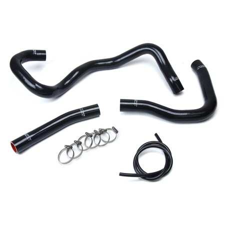 Hps Performance High Temp Reinforced Silicone Radiator Coolant Hose Kit, Black, 57-1530-BLK