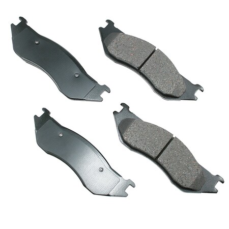 Akebono 03-06 Dodge Durango-Ram 1500:Front Street Perf Pad, Asp966 ASP966