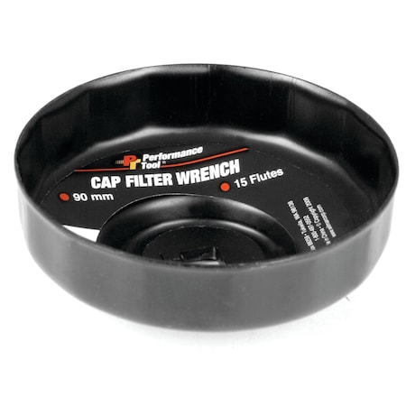 Performance Tool Bulk Filter Wrench 90Mm, 15 Flute W54113