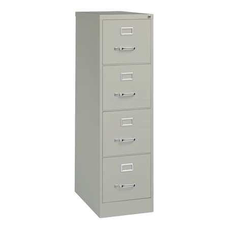 Hirsh 15" W 4 Drawer Vertical File Cabinet, Light Gray, Letter 17547