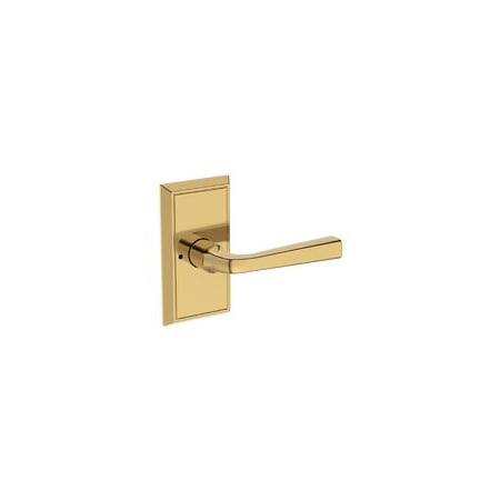 Baldwin Residential Door Levers Privacy Right Hand Lifetime Brass PVKINHFR003
