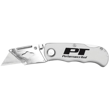 Performance Tool Heavy Duty Folding Utility Knife Box Cutter W12113